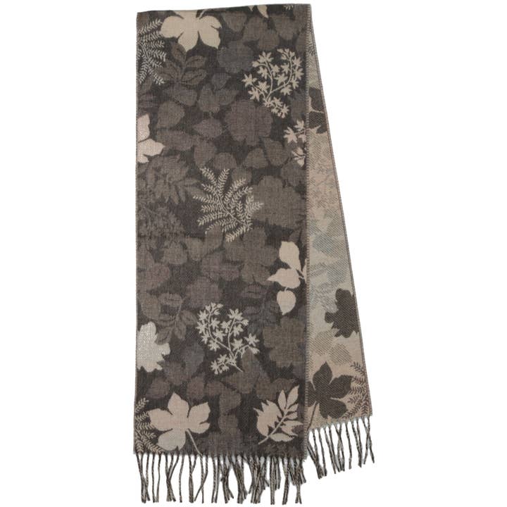 FRAAS Scarves FRAAS Autumn Leaves Cashmink Scarf – Taupe