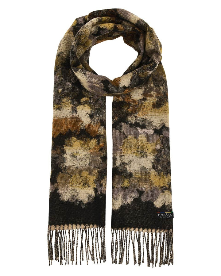 FRAAS Scarves FRAAS Forest Flower Cashmink Scarf – Caviar