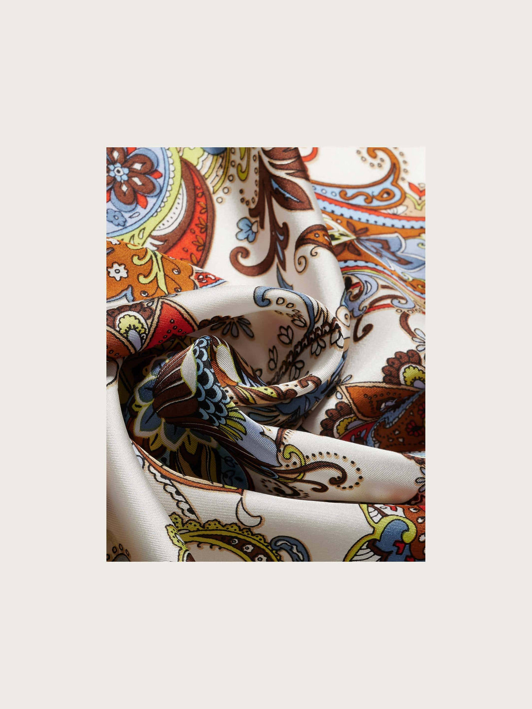FRAAS Scarves FRAAS Paisley Silk Neckie – Zen Blue