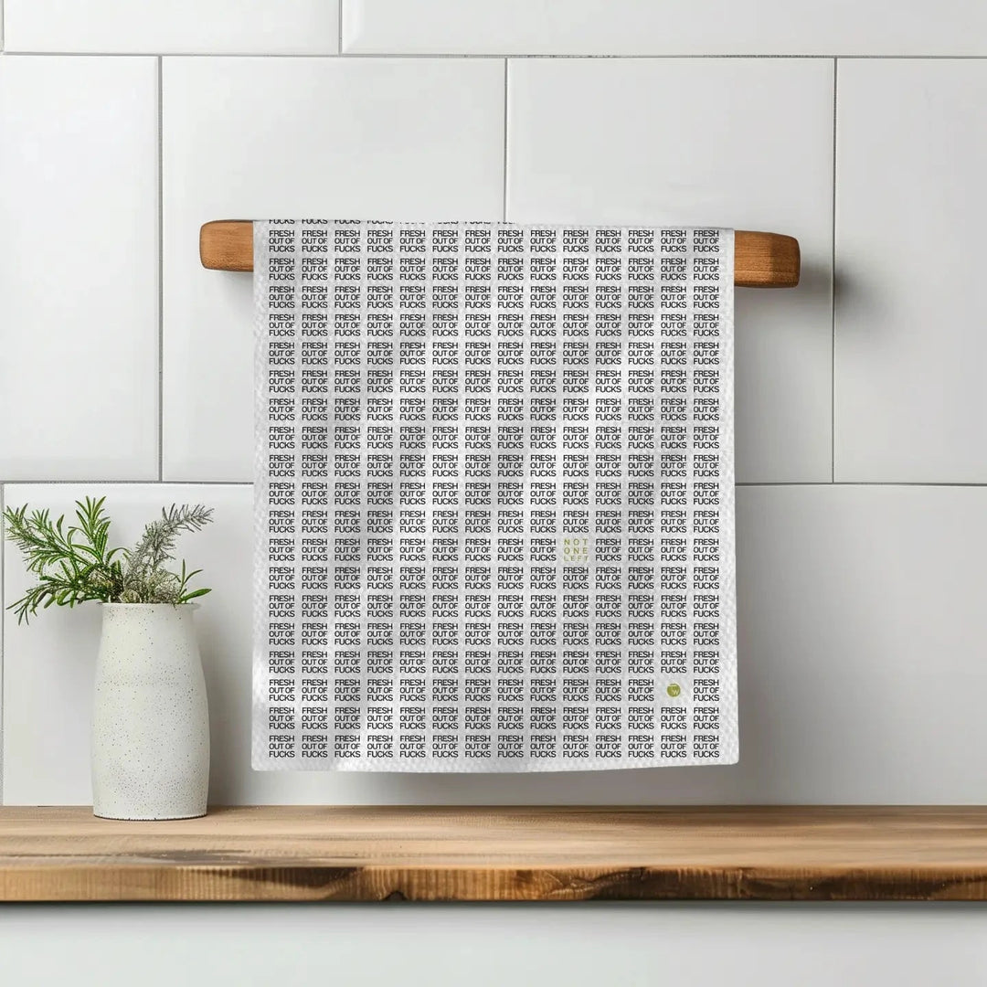 Twisted Wares Home Decor - Linens Fresh Out Kitchen Tea Towel
