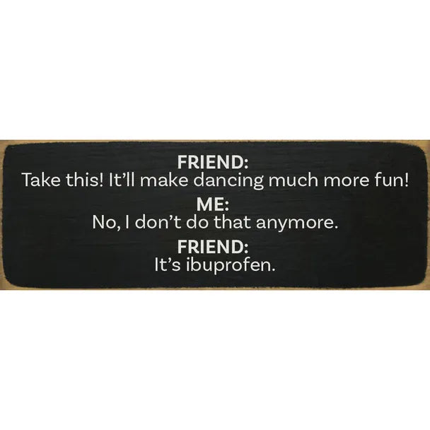 Sawdust City Other - Novelty Gifts Black Friend Take This Plaque