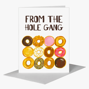 Printed Canvas Cards FROM THE HOLE GANG... - Card