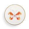 Demdaco Ceramics Fuchsia Butterfly Ceramic Hanging Plate