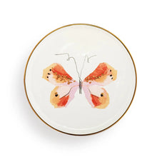 Load image into Gallery viewer, Demdaco Ceramics Fuchsia Butterfly Ceramic Hanging Plate
