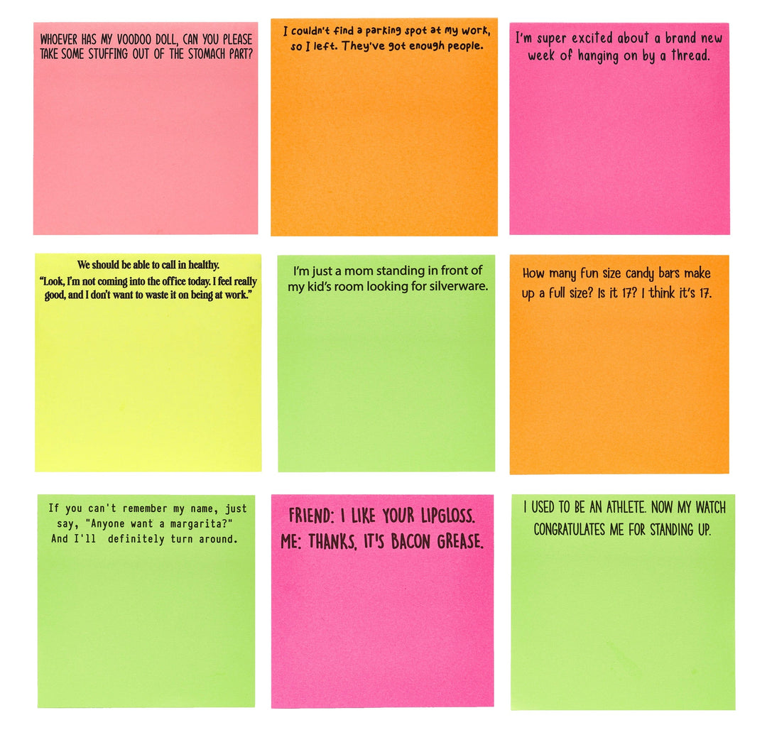 Ellembee Gift Funny Sticky Notes by Ellembee Gift