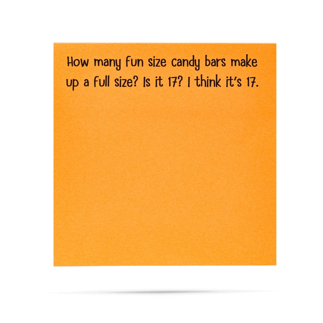 Ellembee Gift How Many Fun Size Funny Sticky Notes by Ellembee Gift