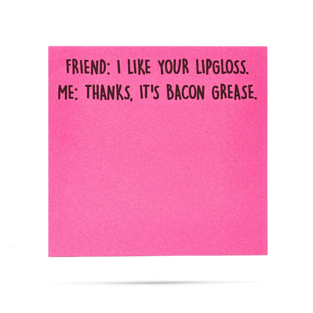 Ellembee Gift Sticky Notes I Like Your Lipgloss Funny Sticky Notes by Ellembee Gift