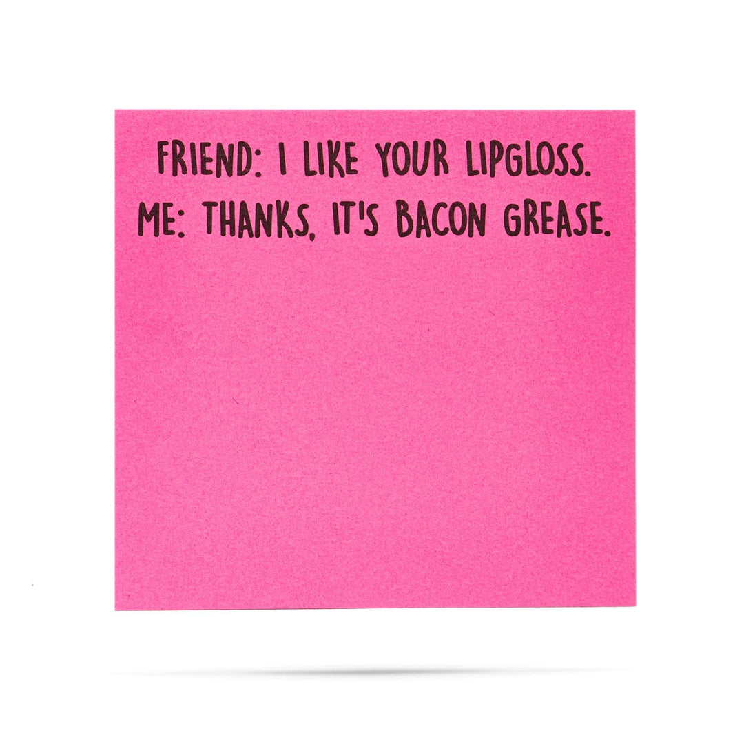 Ellembee Gift Sticky Notes I Like Your Lipgloss Funny Sticky Notes by Ellembee Gift