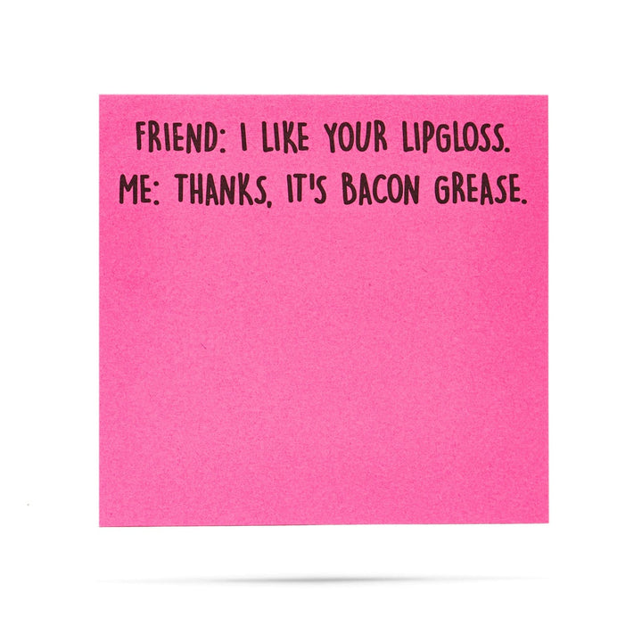 Ellembee Gift Sticky Notes I Like Your Lipgloss Funny Sticky Notes by Ellembee Gift