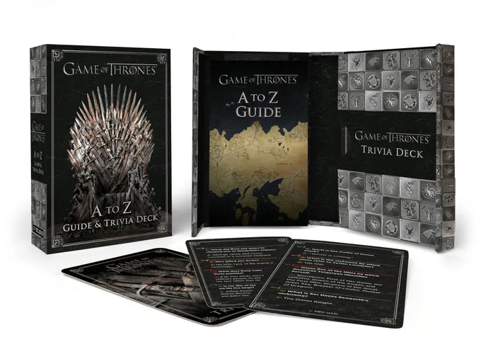 Hachette Book Group USA Books Cards Games and Puzzles - Games and Puzzles Game of Thrones A to Z Guide & Trivia Deck