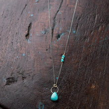 Load image into Gallery viewer, Original Hardware Jewelry - Necklaces Gemstone Drop Necklace Turquoise
