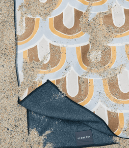 Geometry Kitchen and Bar Geo Seaside Beach Towel