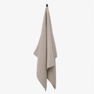 Geometry Home Decor - Linens Taupe Geometry Bath Towel - Waffle