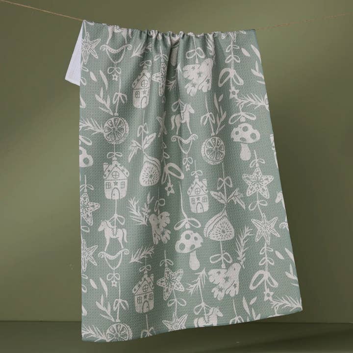 Geometry Tea Towel Cozy Ornaments Tea Towel