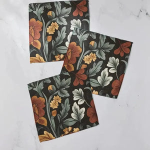 Geometry Kitchen and Bar Classic Floral Geometry Quick Drying Dishcloth Sets