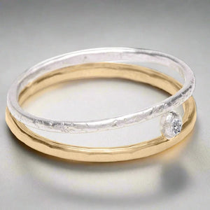 J & I Jewelry Proudly Handmade in Pennsylvania, USA Gilded Whispers Band 7