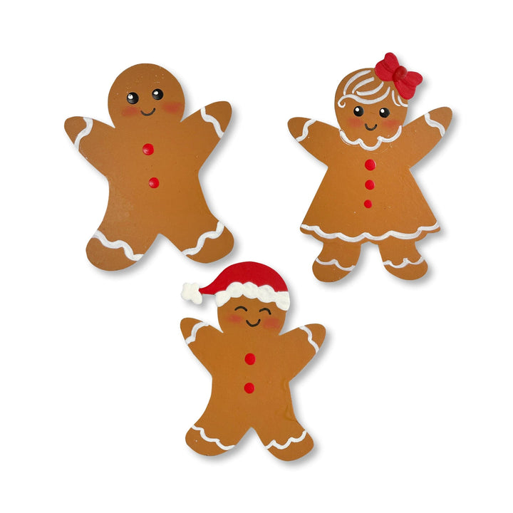 Roeda Studio Magnet Gingerbread Family Magnets – Set of 3
