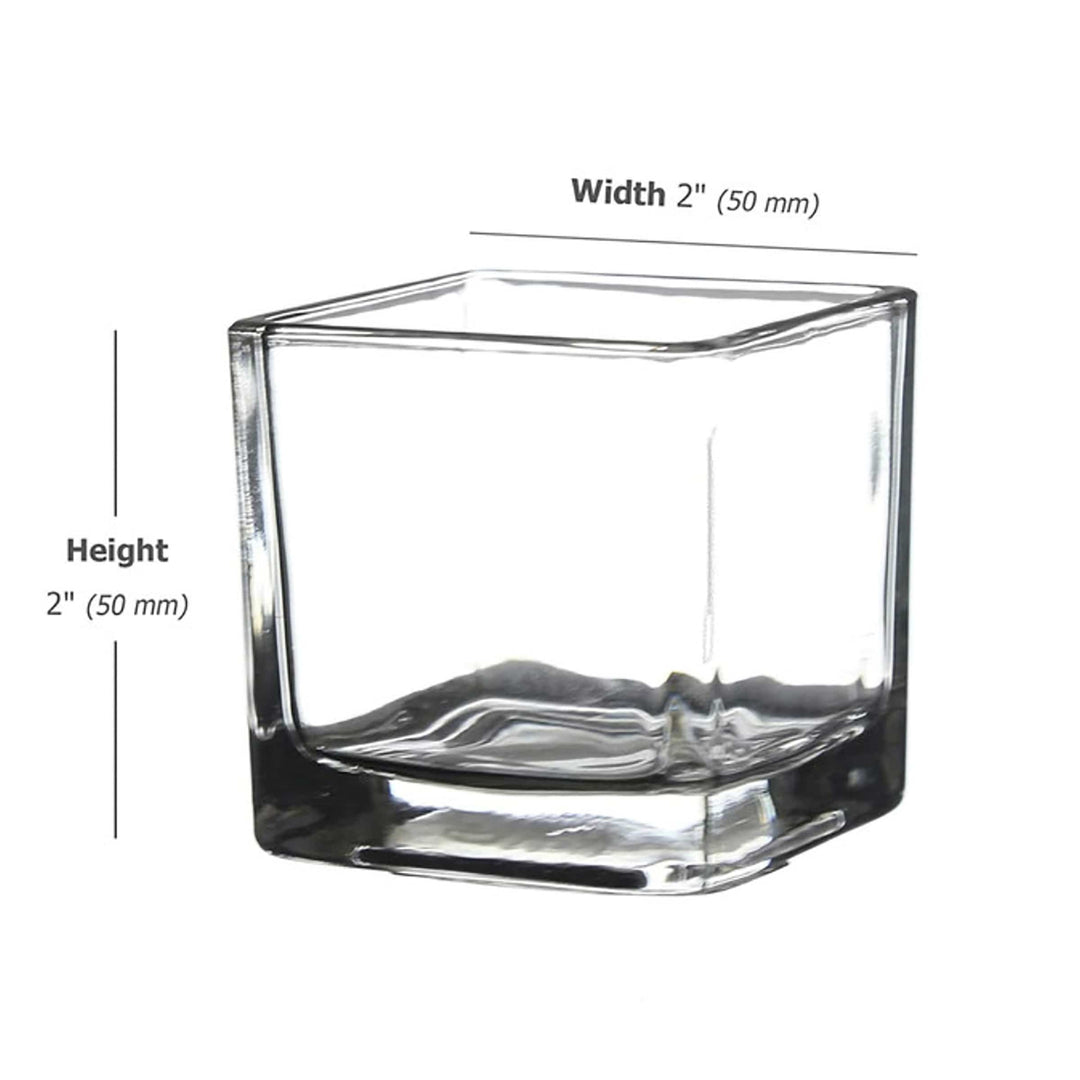 Prairie Dance Proudly Handmade in South Dakota, USA Glass Vessel – Square 2"x2"x2"