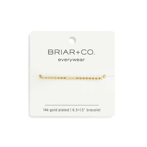 Demdaco Jewelry - Bracelets Gold Beaded Chain Bracelet