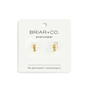 Demdaco Jewelry - Earrings Gold Braided Hoops Earrings