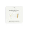 Demdaco Jewelry - Earrings Gold Cross Huggie Earring