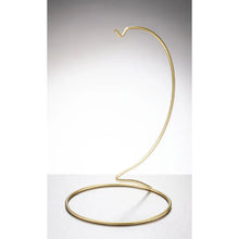 Load image into Gallery viewer, Sienna Glass Large Gold Display Stand
