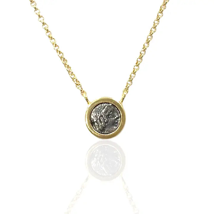 TAT2 Designs Jewelry - Necklaces Gold Flora Coin Necklace