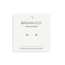 Load image into Gallery viewer, Demdaco Jewelry - Earrings Gold Heart Posts Earrings
