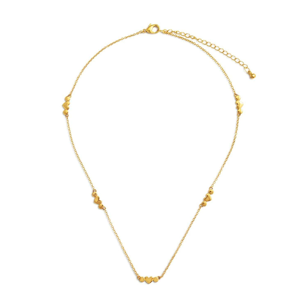 Demdaco Jewelry - Necklaces Gold Heart Satellite Chain Necklace