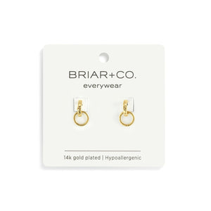 Demdaco Jewelry - Earrings Gold Interlocking Huggie Earring