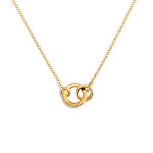 Demdaco Jewelry - Necklaces Gold Interlocking Necklace