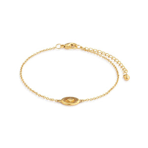 Demdaco Jewelry - Bracelets Gold Sunburst Charm Bracelet