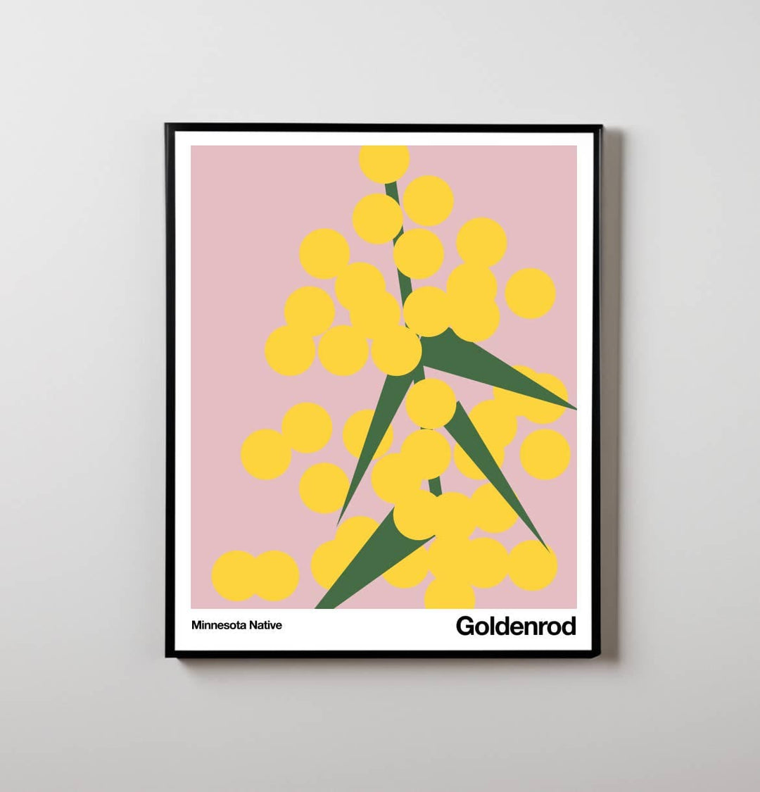 Little Dipper Art Goldenrod | Art Print | Minnesota Native Plant