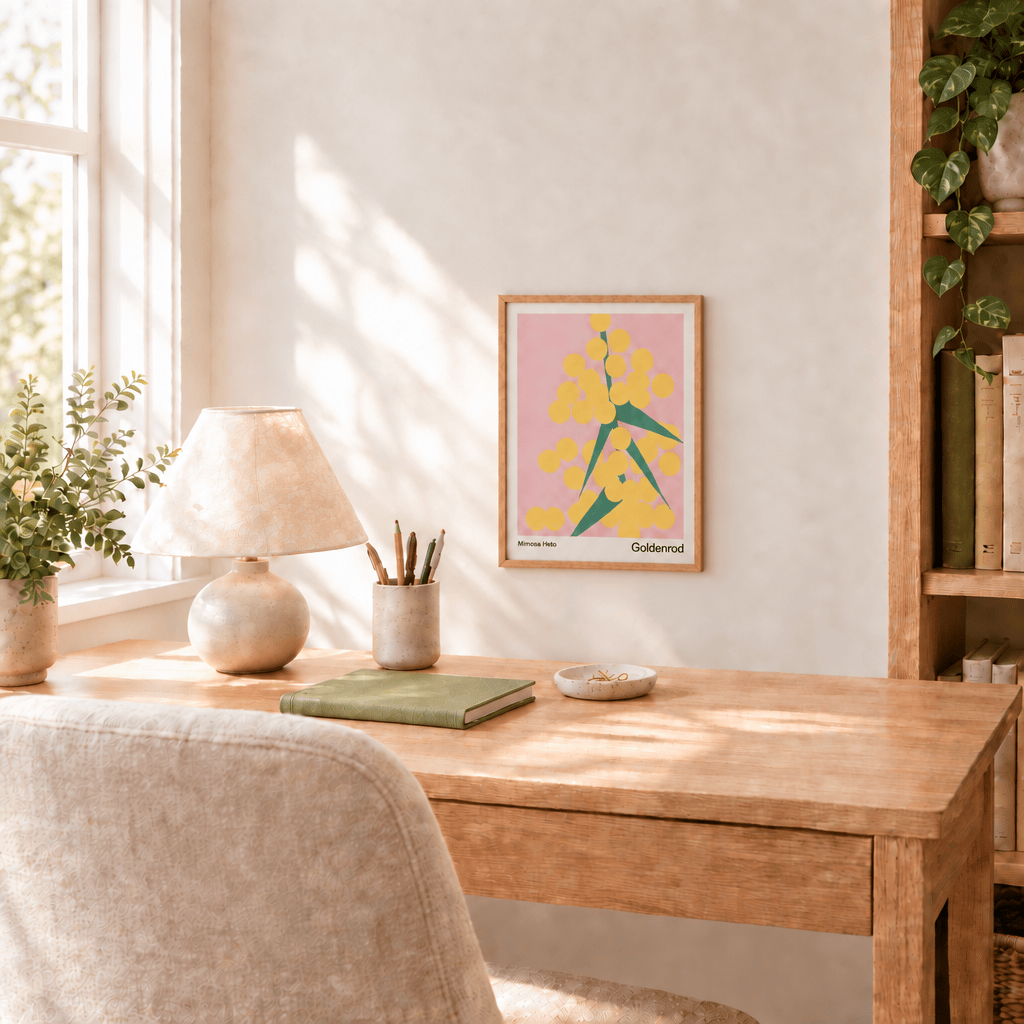 Little Dipper Art Goldenrod Native Plant Art Print | Little Dipper Art