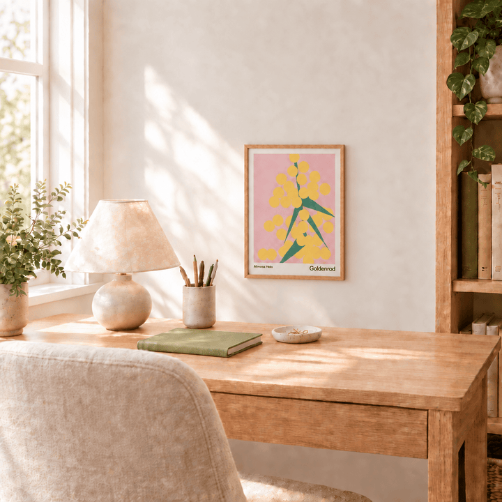Little Dipper Art Goldenrod Native Plant Art Print | Little Dipper Art