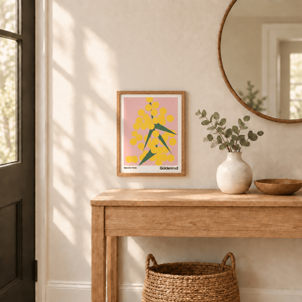 Little Dipper Art Goldenrod Native Plant Art Print | Little Dipper Art