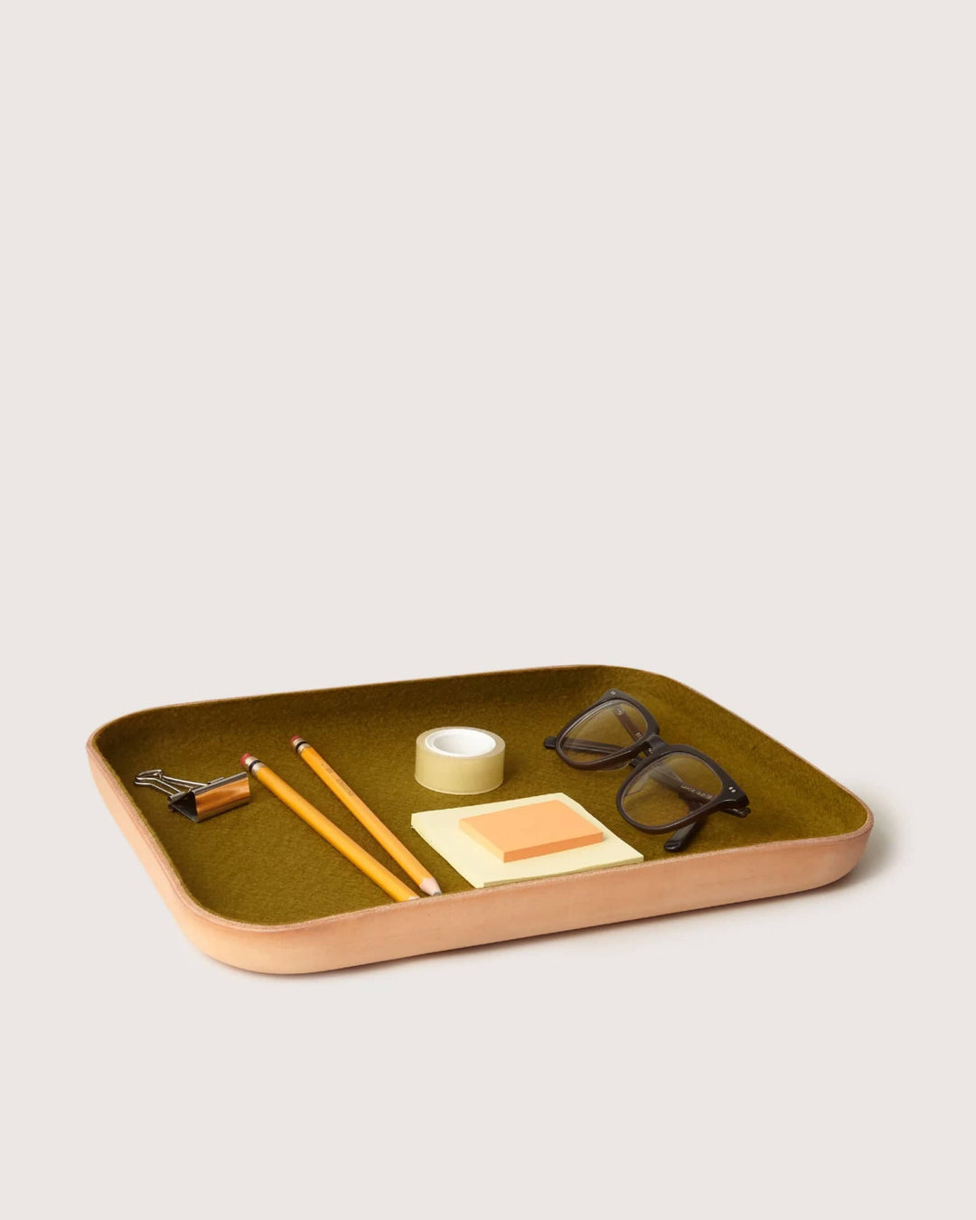Graf Lantz Home Accents Graf Lantz Kawabon Large Leather &amp; Merino Wool Tray