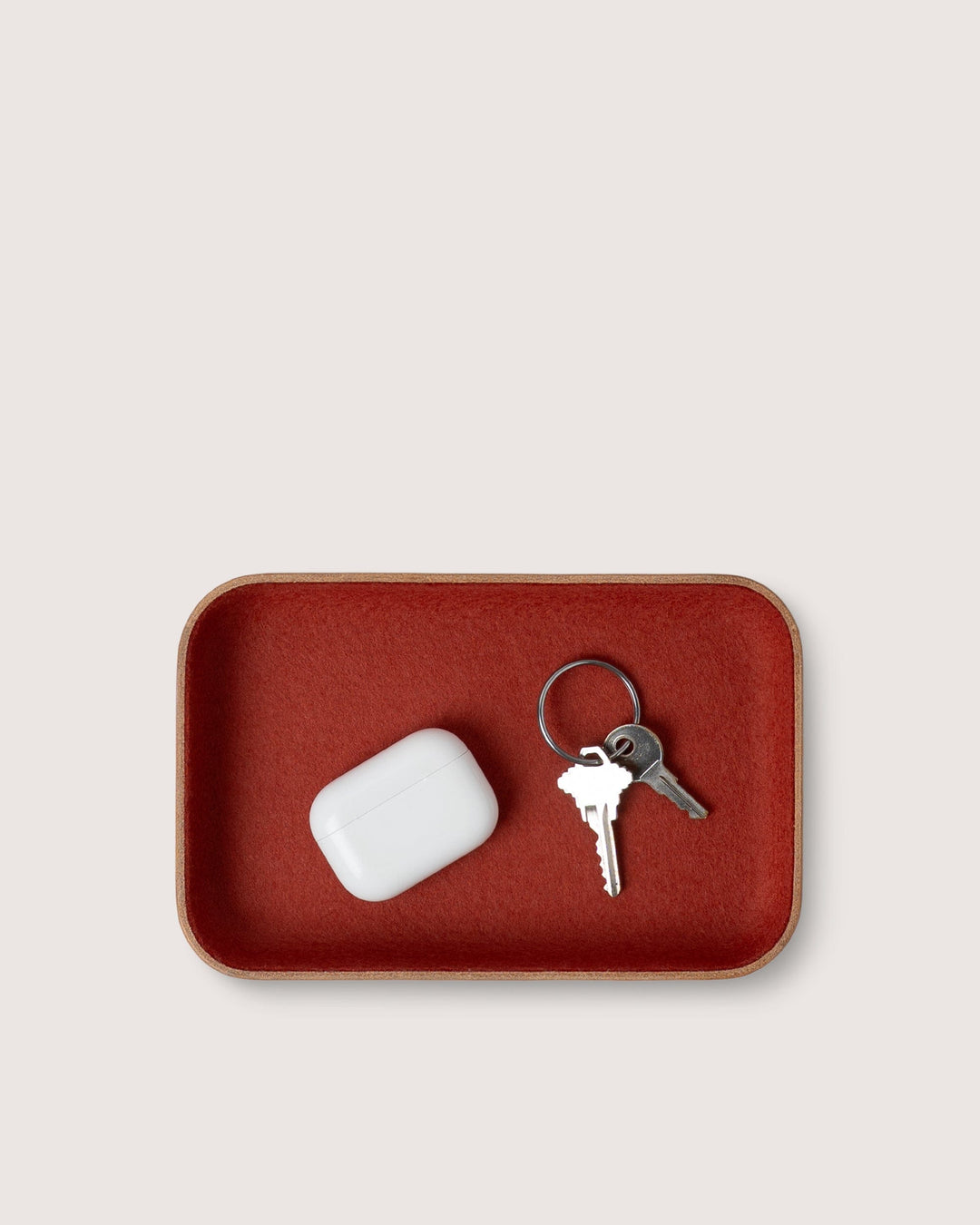 Graf Lantz Home Accents Auburn Graf Lantz Kawabon Small Leather &amp; Merino Wool Tray