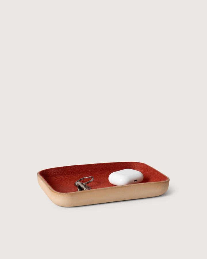 Graf Lantz Home Accents Graf Lantz Kawabon Small Leather &amp; Merino Wool Tray