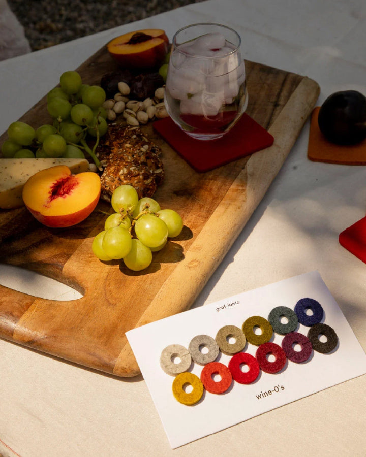 Graf Lantz Kitchen &amp; Bar Graf Lantz Wine O’s Merino Wool Felt Wine Charms