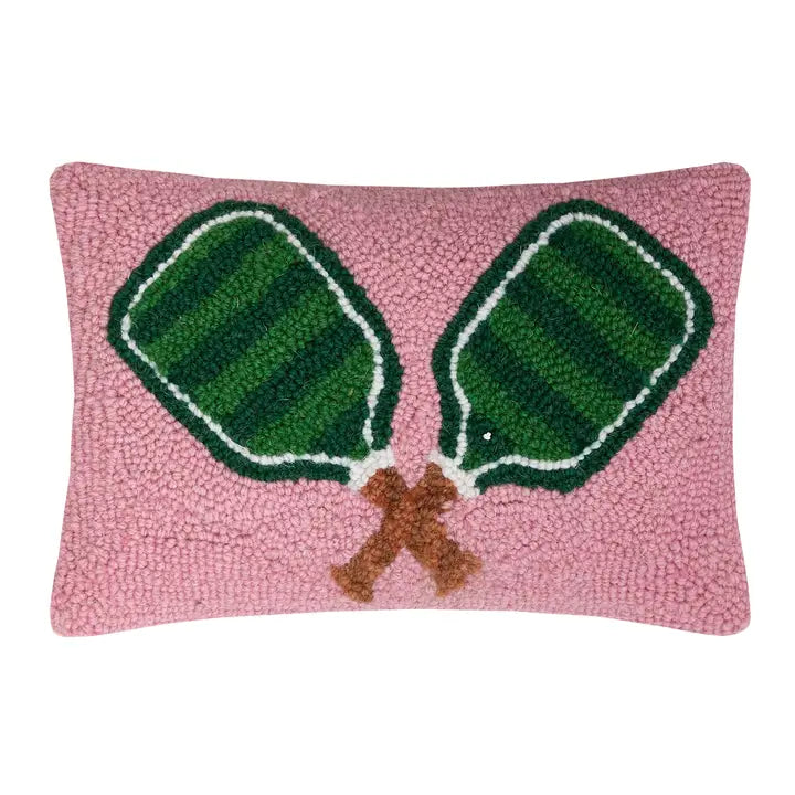Peking Handicraft Home Decor - Home Accent Green Pickleball Pillow
