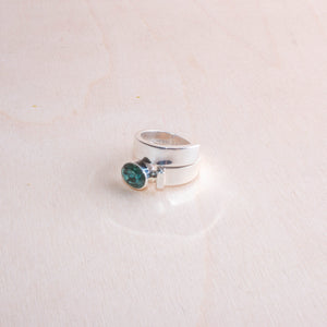 Lilly Barrack Green Quartz Ring