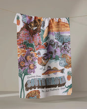 Load image into Gallery viewer, Geometry Home Decor - Linens - Geometry Kitchen Greetings from SD Tea Towel
