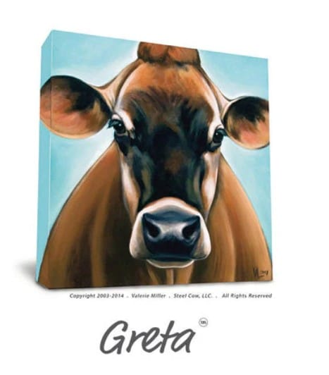 Steel Cow LLC Canvas Print Greta – Canvas Wall Art Print