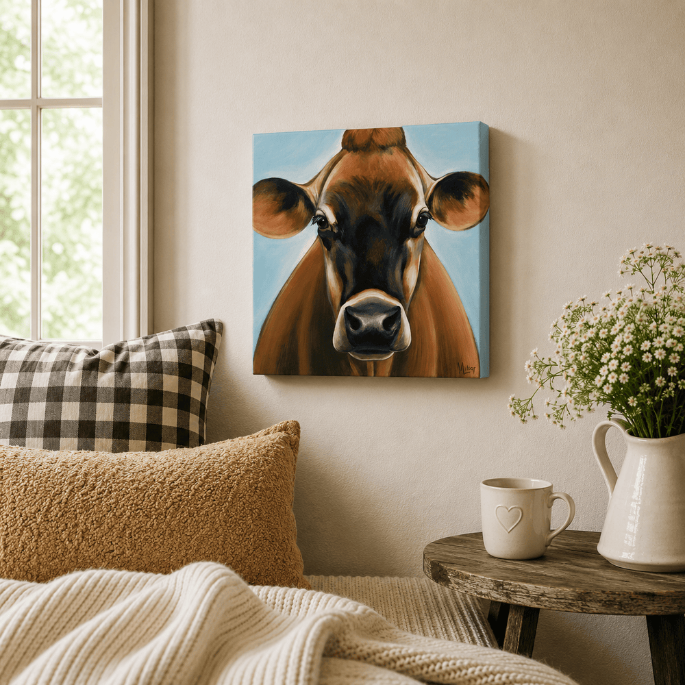 Steel Cow LLC Canvas Print Greta – Canvas Wall Art Print