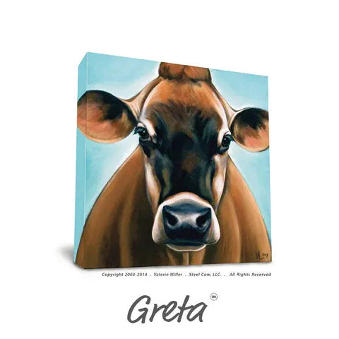 Steel Cow LLC Canvas Print Greta – Canvas Wall Art Print