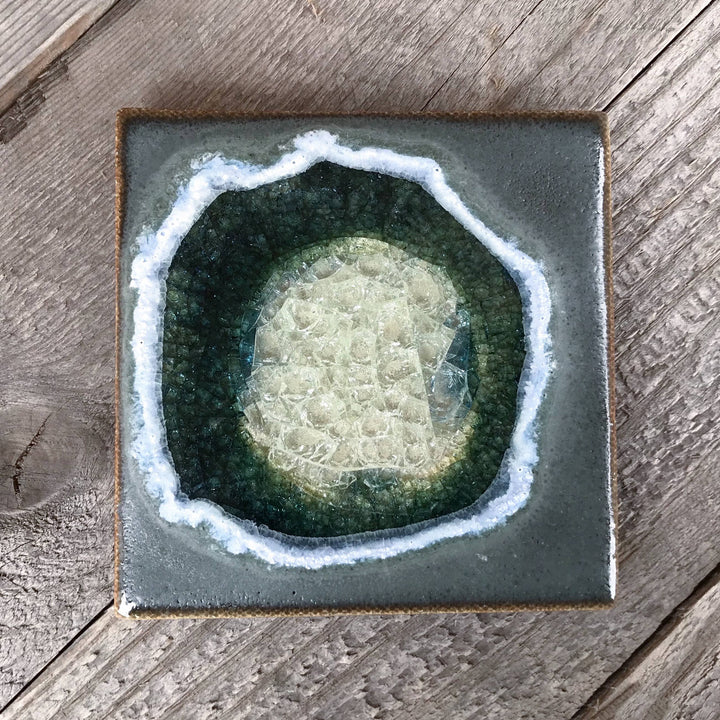 Dock 6 Pottery Ceramics Grey Ceramic Coaster | Dock 6 Pottery