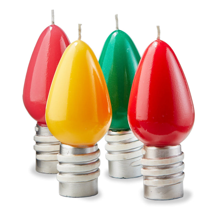 Tag True Living Candles Groovy Light Bulb Candles — Set of 4