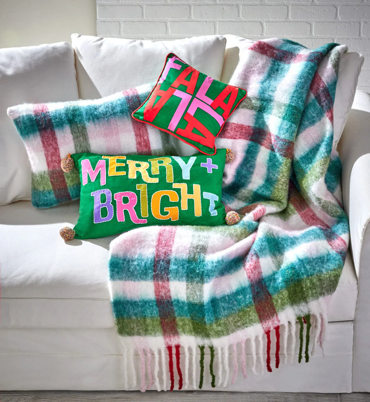 Tag True Living Throw Pillows Groovy Plaid Lumbar Pillow