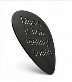 Prairie Dance Proudly Handmade in South Dakota, USA Guitar Pick Wall Art – Handmade Steel Music Decor | Prairie Dance